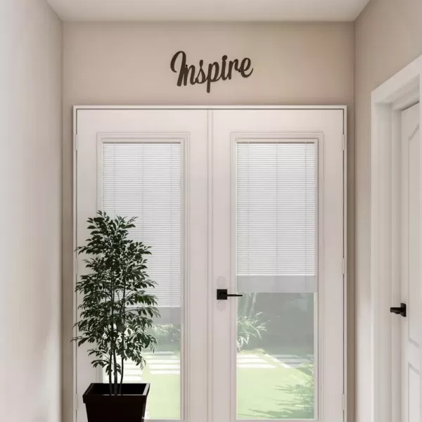 Lavish Home "Inspire" Metal Cutout Sign