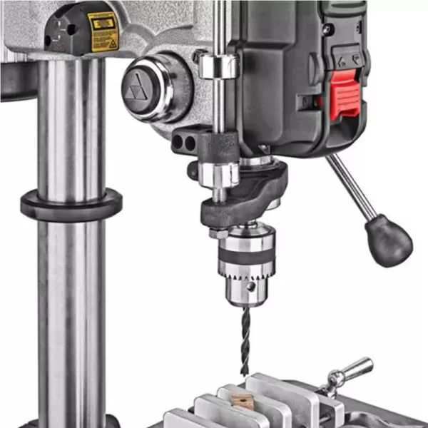 Delta 18 in. Floor Standing Drill Press with Worklight, Laser and 16-Speeds