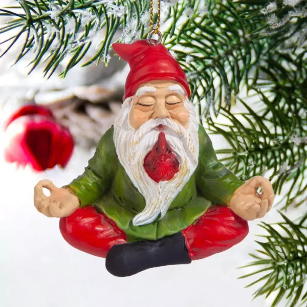 Design Toscano 2.5 in. Zen Gnome Holiday Ornament