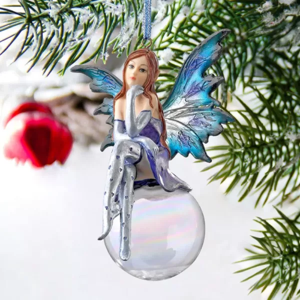 Design Toscano 5.5 in. The Snow Fairy Goddess Holiday Ornament