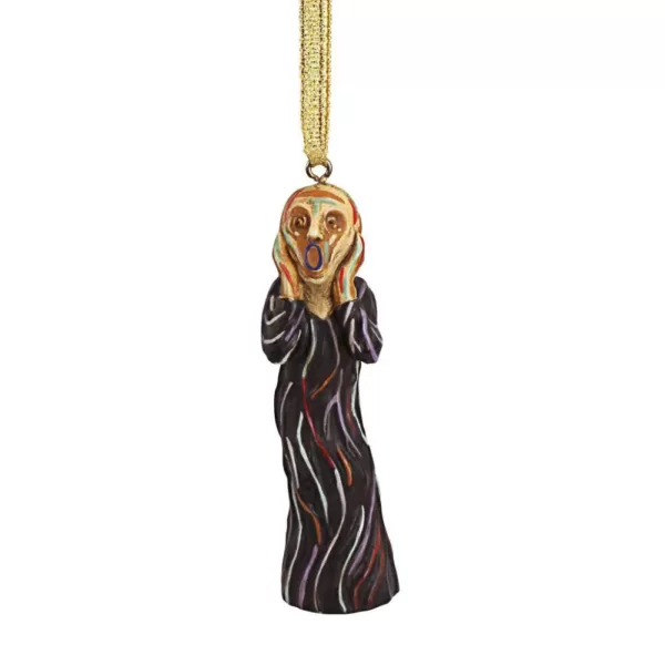 Design Toscano 3 in. The Silent Scream Holiday Ornament (3-Piece)