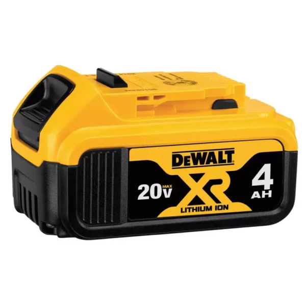 DEWALT 20-Volt MAX Cordless 4-1/2 in. to 5 in. Grinder with (1) 20-Volt 4.0Ah Battery