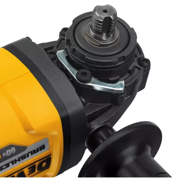 DEWALT FLEXVOLT 60-Volt MAX Cordless Brushless 4-1/2 in. Angle Grinder with Kickback Brake & (1) FLEXVOLT 6.0Ah Battery