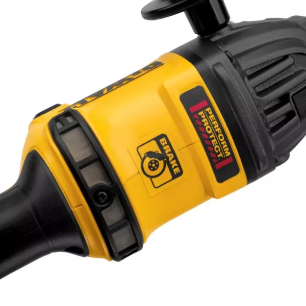 DEWALT FLEXVOLT 60-Volt MAX Cordless Brushless 4-1/2 in. Angle Grinder with Kickback Brake & (2) FLEXVOLT 6.0Ah Batteries