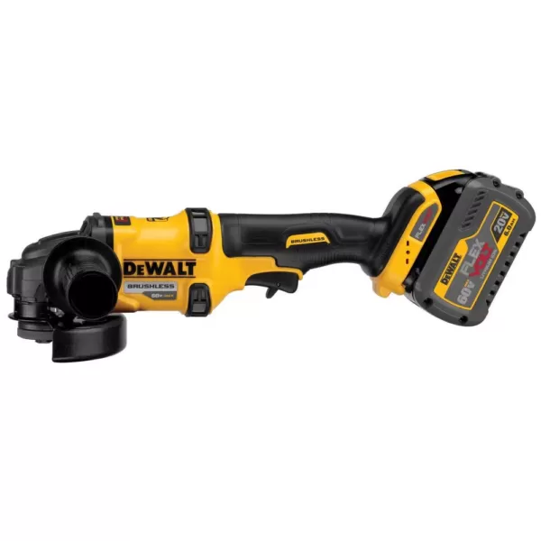 DEWALT FLEXVOLT 60-Volt MAX Cordless Brushless 4-1/2 in. Angle Grinder, (1) FLEXVOLT 6.0Ah Battery & Jigsaw