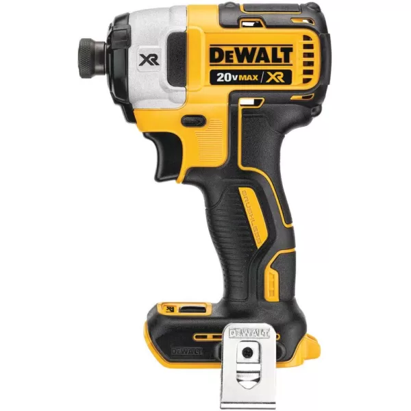 DEWALT FLEXVOLT 60-Volt MAX Cordless Brushless 4-1/2 in. Angle Grinder, (2) FLEXVOLT 6.0Ah Batteries & 1/4 in. Impact Driver