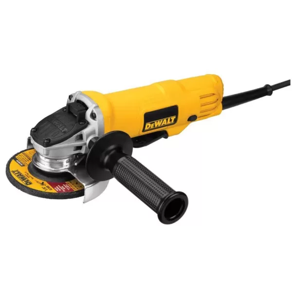 DEWALT 7.5 Amp 4.5 in. Corded 12,000 RPM Paddle Switch Small Angle Grinder