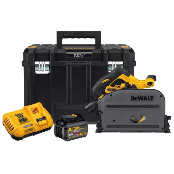 DEWALT FLEXVOLT 60-Volt MAX Cordless Brushless 6-1/2 in. Track Saw with (1) FLEXVOLT 6.0Ah Battery