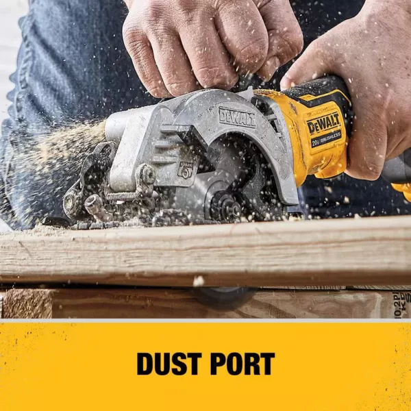 DEWALT ATOMIC 20-Volt MAX Cordless Brushless 4-1/2 in. Circular Saw with (1) 20-Volt Battery 4.0Ah