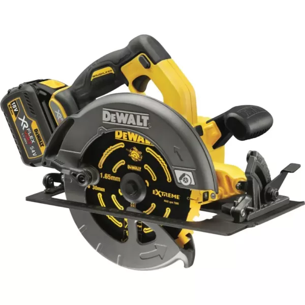 DEWALT FLEXVOLT 60-Volt MAX Cordless Brushless 7-1/4 in. Circular Saw, (2) FLEXVOLT 6.0Ah Batteries & 1/4 in. Impact Driver