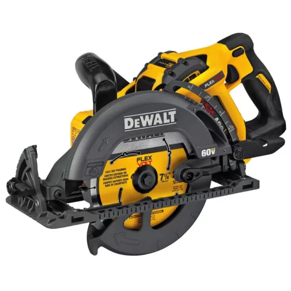 DEWALT FLEXVOLT 60-Volt MAX Cordless Brushless 7-1/4 in. Wormdrive Style Circular Saw (Tool-Only)