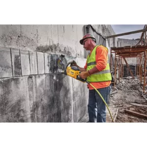 DEWALT FLEXVOLT 60-Volt MAX Brushless 9 in. Cut-Off Construction Saw, (2) FLEXVOLT 9.0Ah Batteries & 4-1/2 in. Angle Grinder