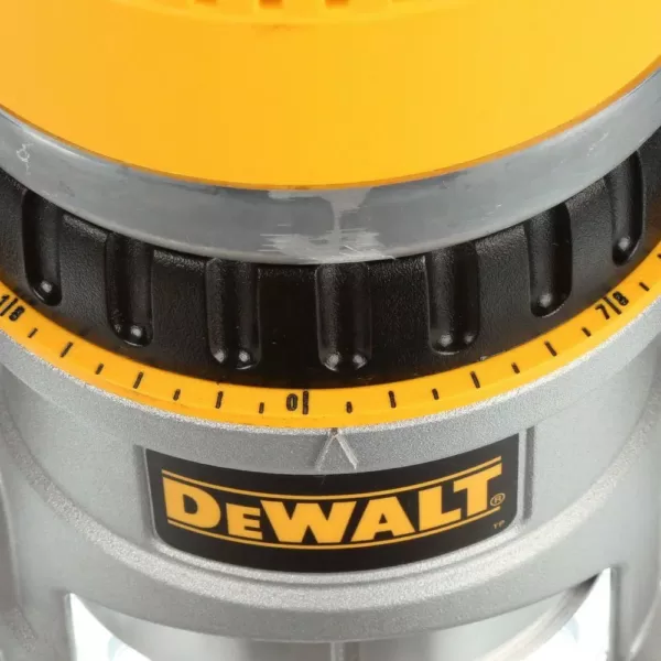 DEWALT 11 Amp Corded 1-3/4 Horsepower Fixed Base / Plunge Router Combo Kit