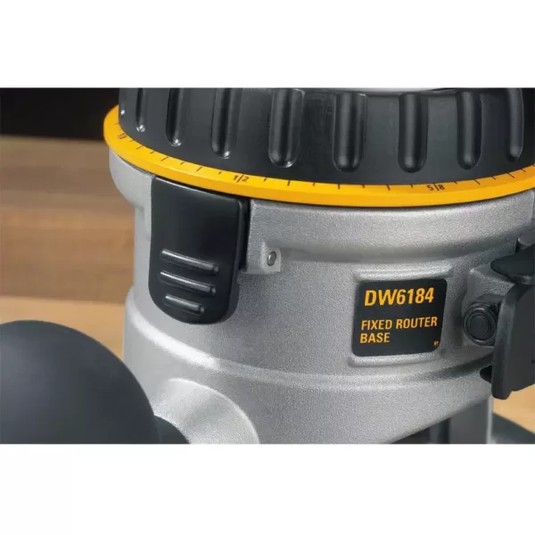 DEWALT 12 Amp Corded 2-1/4 Horsepower Fixed and Plunge Base Router Kit