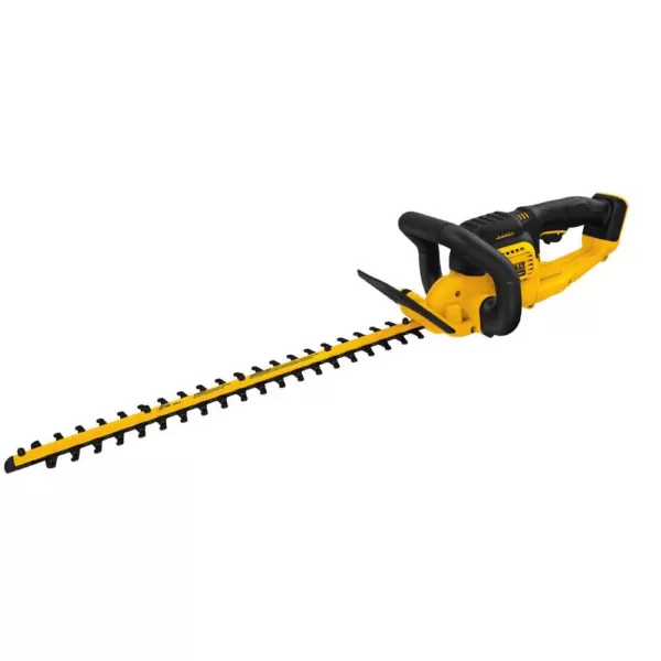 DEWALT 22 in. 20V MAX Lithium-Ion Cordless Hedge Trimmer (Tool Only) with Bonus 20V MAX Lithium-Ion Starter Kit Included