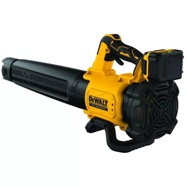 DEWALT 125 MPH 450 CFM 20V MAX Cordless Brushless Blower with (1) 5.0Ah Battery & Charger w/8 in. 20V MAX Pole Saw (Tool Only)