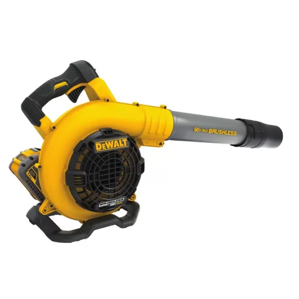 DEWALT 129 MPH 423 CFM 60V MAX Lithium-Ion Cordless FLEXVOLT Handheld Leaf Blower with (1) 3.0Ah Battery and Charger Included