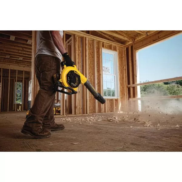 DEWALT 129 MPH 423 CFM 60V MAX Lithium Ion Cordless FLEXVOLT Handheld Leaf Blower with (2) 3.0Ah Batteries and Charger Included