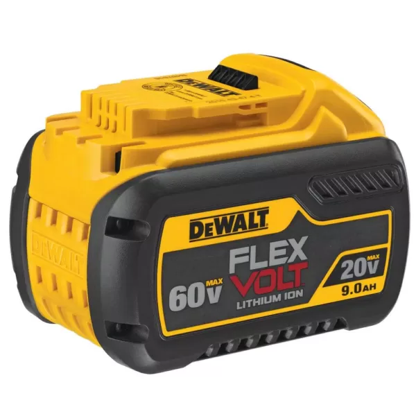 DEWALT 125 MPH 600 CFM Flexvolt 60V MAX Lithium-Ion Cordless Axial Blower (Tool Only) with Bonus (1) FLEXVOLT 60V 3.0Ah Battery