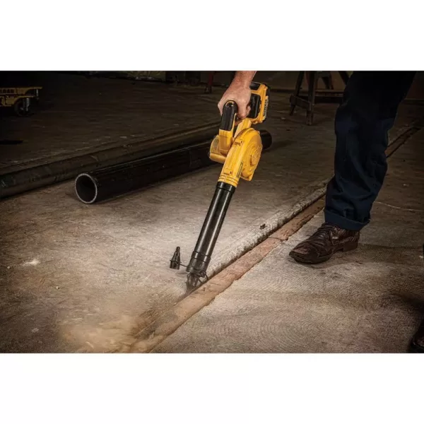 DEWALT 20-Volt MAX Cordless Compact Jobsite Blower 135 MPH 100 CFM with (1) 20-Volt 3.0Ah Battery