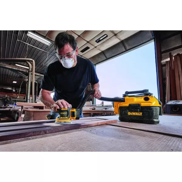 DEWALT 20-Volt MAX XR Cordless Brushless 5 in. Random Orbital Sander with (1) 20-Volt Battery 2.0Ah & Charger