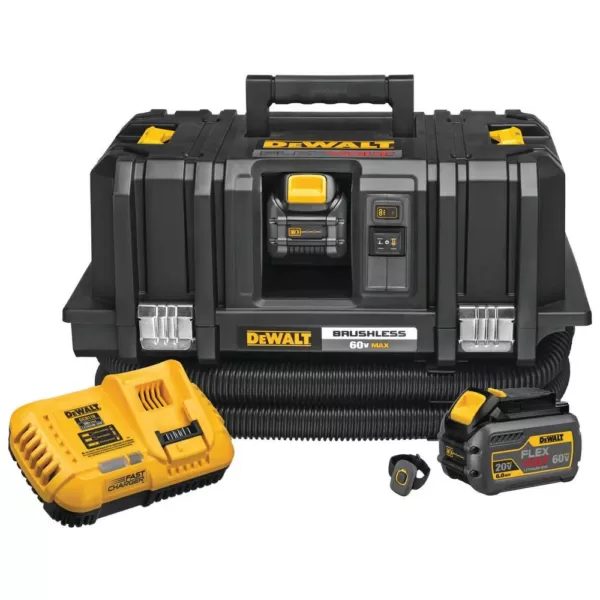 DEWALT FLEXVOLT 60-Volt MAX Cordless Dust Extractor Kit with (2) FLEXVOLT 6.0Ah Batteries