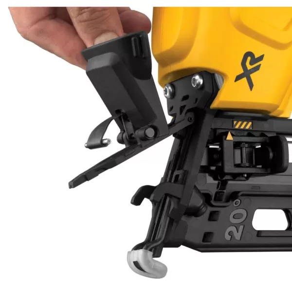 DEWALT 20-Volt Max 16-Gauge Cordless Angled Finish Nailer Kit with Bonus Lithium-Ion Compact Battery Pack 2.0Ah