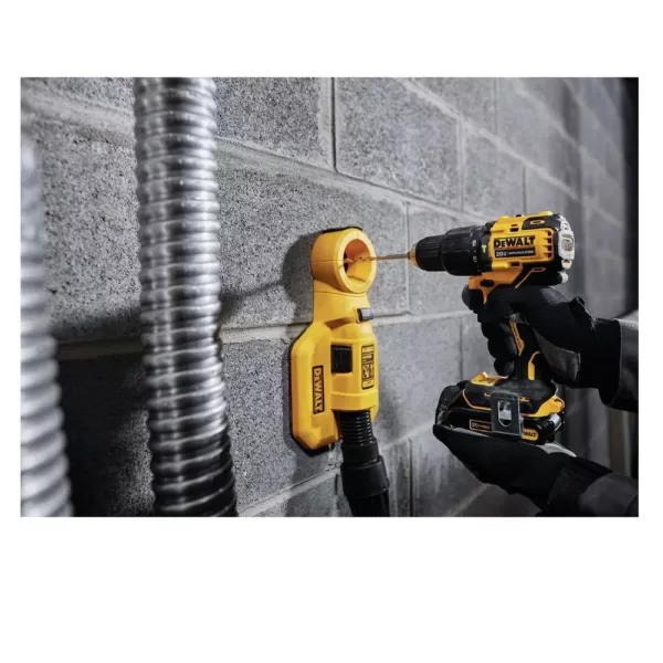 DEWALT ATOMIC 20-Volt MAX Cordless Brushless Compact 1/2 in. Hammer Drill, (2) 20-Volt 1.3Ah & (1) 20-Volt 5.0Ah Batteries