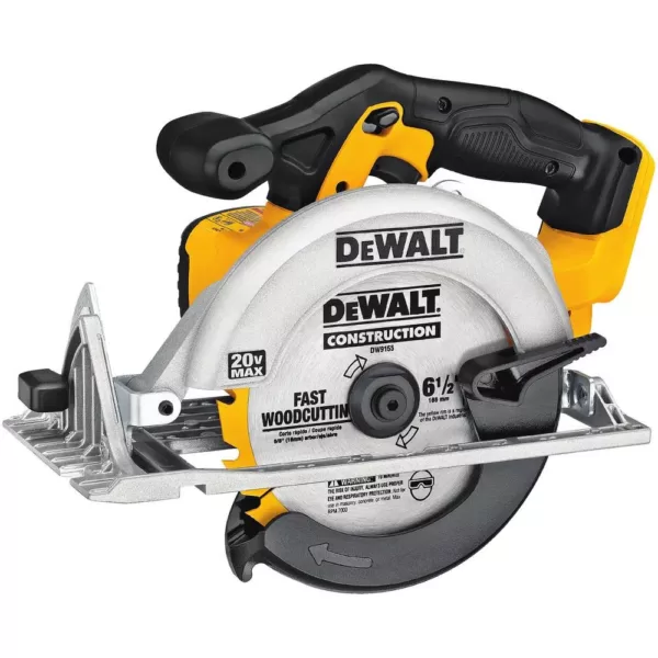 DEWALT 20-Volt MAX Cordless Brushless 1/2 in. Hammer Drill, (1) 20-Volt 3.0Ah Battery, Charger, and 6-1/2 in. Circular Saw