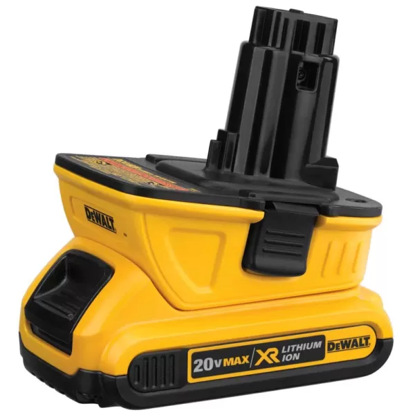 DEWALT 20-Volt MAX Cordless Brushless 1/2 in. Hammer Drill, (1) 20-Volt 3.0Ah Battery, Charger, and 20-Volt Adaptor