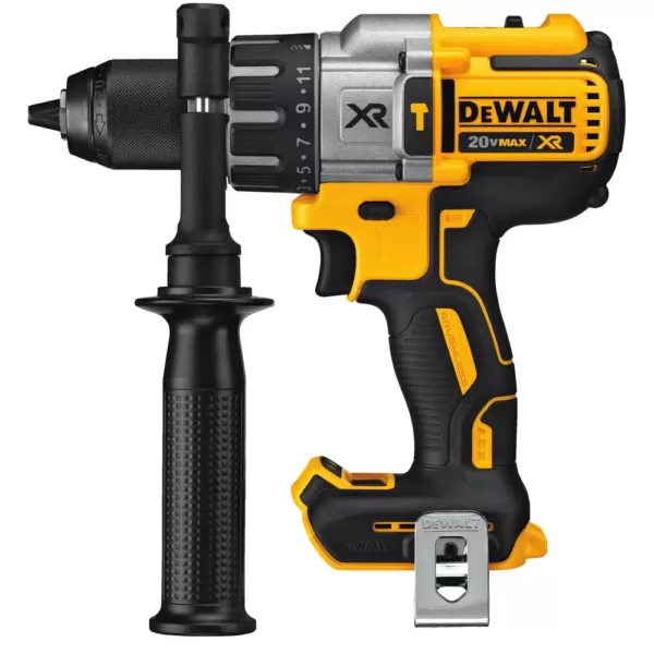 DEWALT 20-Volt MAX XR Cordless Brushless 3-Speed 1/2 in. Hammer Drill with (2) 20-Volt 5.0Ah Batteries & Reciprocating Saw