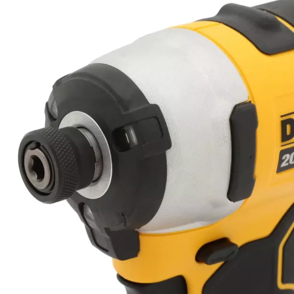 DEWALT ATOMIC 20-Volt MAX Cordless Brushless Compact 1/4 in. Impact Driver with Toughsystem Case