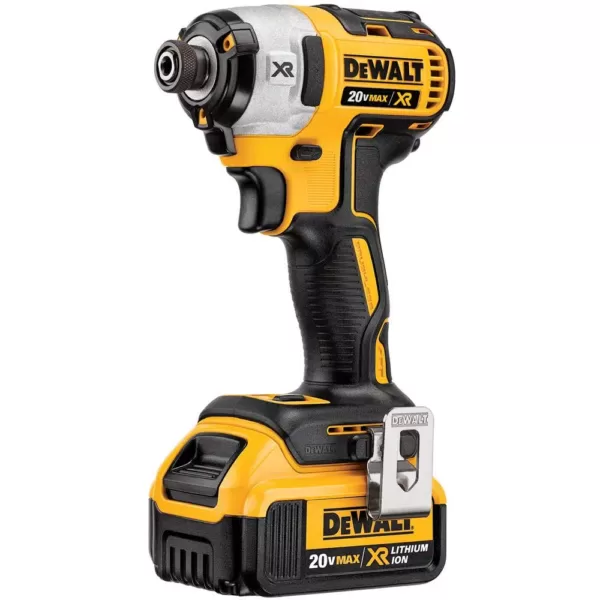 DEWALT 20-Volt MAX XR Cordless Brushless 3-Speed 1/4 in. Impact Driver with (1) 20-Volt 4.0Ah Battery