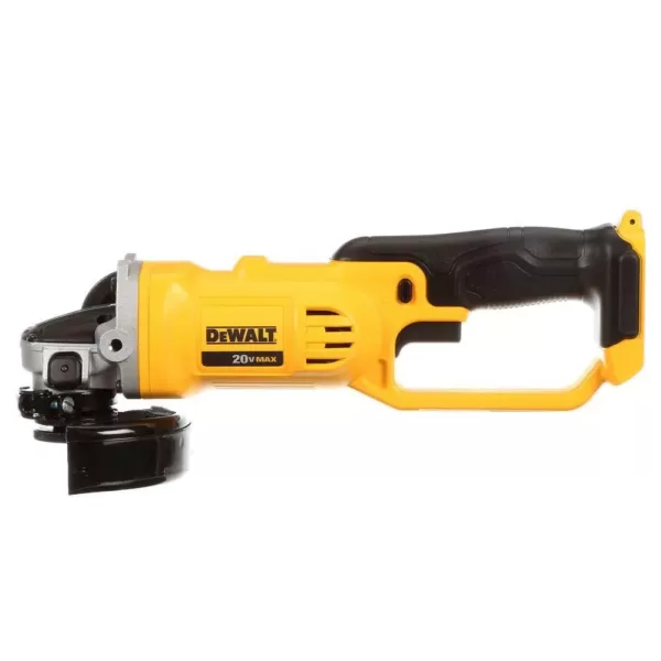 DEWALT 20-Volt MAX XR Cordless Brushless 3-Speed 1/4 in. Impact Driver with (1) 20-Volt 5.0Ah Battery & 4-1/2 in. Grinder