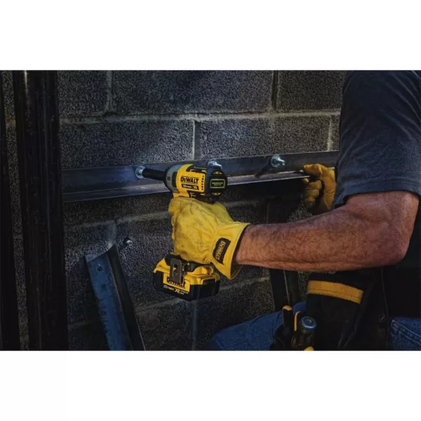 DEWALT 20-Volt MAX XR Cordless Brushless 3/8 in. Compact Impact Wrench, (2) 20-Volt 4.0Ah Batteries & (1) 20-Volt 5.0Ah Battery