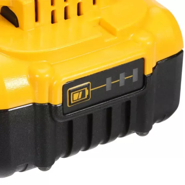 DEWALT 20-Volt MAX XR Cordless Brushless 7/16 in. High Torque Impact Wrench Quick Release Chuck & (2) 20-Volt 5.0Ah Batteries