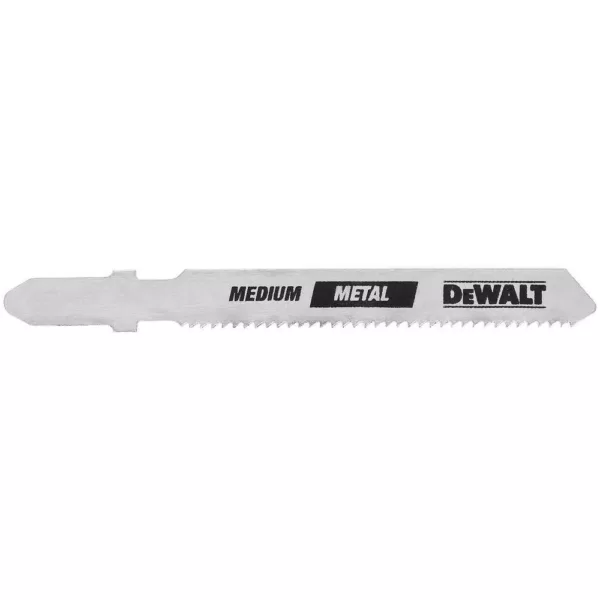 DEWALT 3 in. 36 TPI Sheet Metal Cutting Jig Saw Blade Bi-Metal T-Shank (5-Pack)