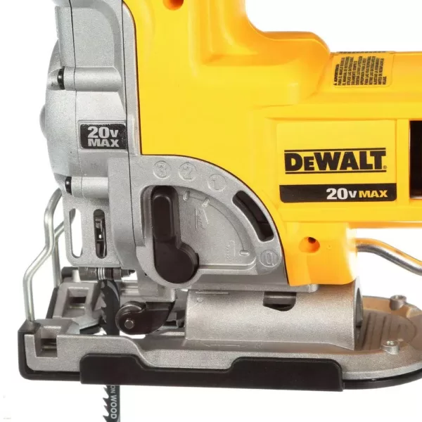 DEWALT 20-Volt MAX Cordless Jig Saw with (1) 20-Volt Battery 3.0Ah & Charger