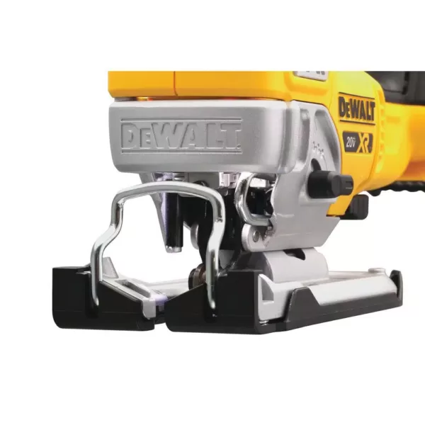 DEWALT 20-Volt MAX XR Cordless Brushless Jigsaw with Brushless Router, (1) 20-Volt 5.0Ah Battery & Charger