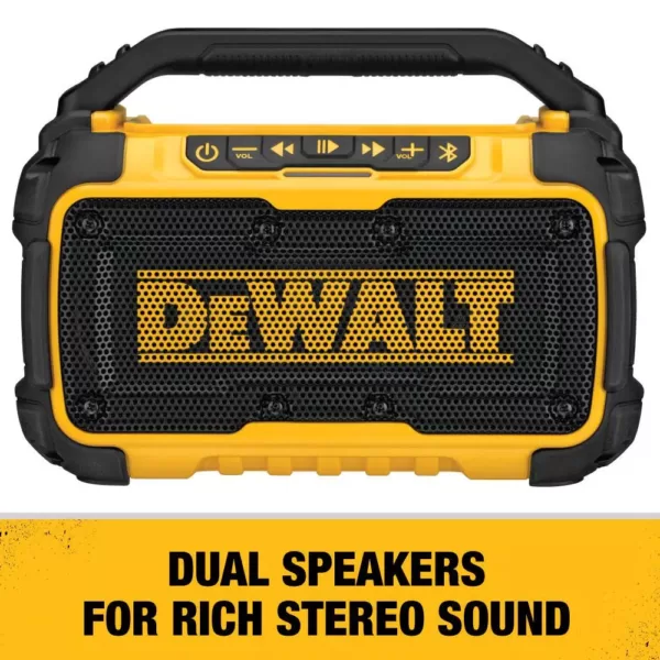 DEWALT 20-Volt MAX Bluetooth Speaker