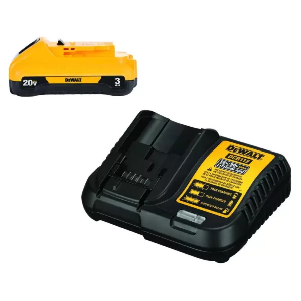 DEWALT 20-Volt MAX Bluetooth Speaker with (1) 20-Volt Battery 3.0Ah & Charger