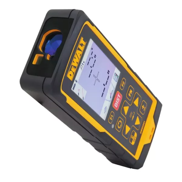 DEWALT 660 ft. Laser Distance Measurer with Color LCD, 4X Zoom Digital Camera and Bluetooth