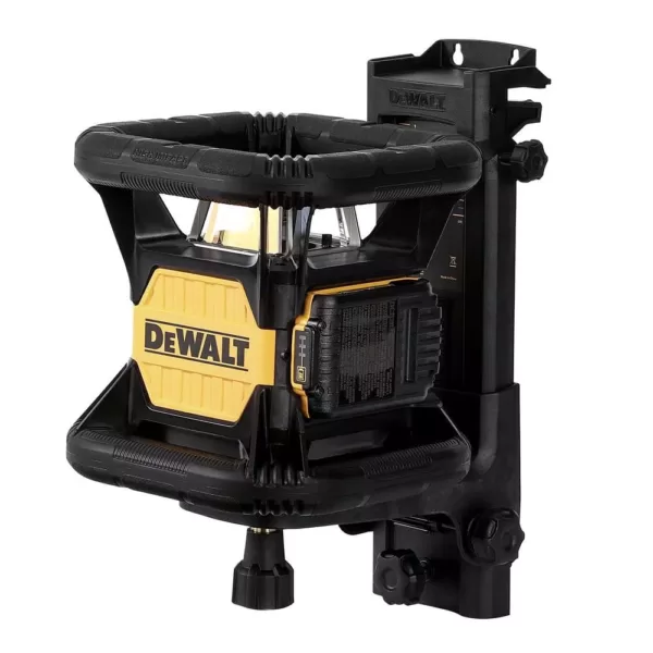 DEWALT 20-Volt MAX Lithium-Ion 250 ft. Gree Self-Leveling Rotary Laser Level with Battery 2Ah, Charger, & TSTAK Case