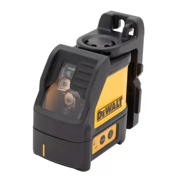 DEWALT 165 ft. Red Self-Leveling Cross-Line Laser Level with Bonus Adjustable and Portable Laser Level Tripod