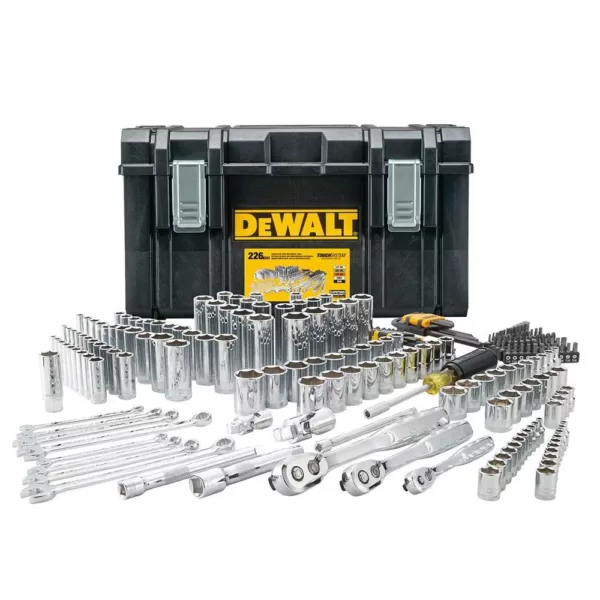 DEWALT Mechanics Tool Set (226-Piece) with TOUGHSYSTEM 22 in. Medium Tool Box