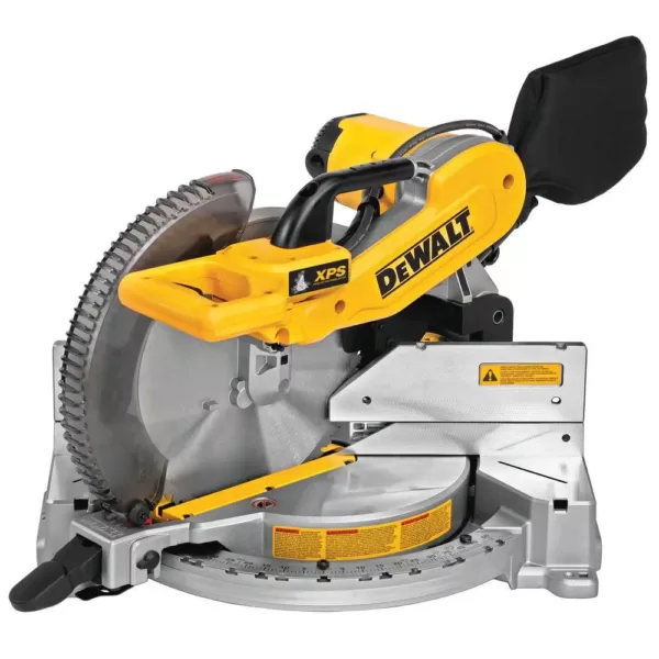 DEWALT 15 Amp Corded 12 in. Double-Bevel Compound Miter Saw with Cutline LED