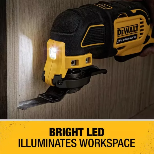 DEWALT ATOMIC 20-Volt MAX Cordless Brushless Oscillating Multi-Tool (Tool-Only)