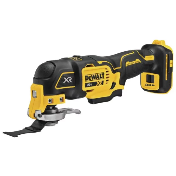 DEWALT 20-Volt MAX XR Cordless Brushless 3-Speed Oscillating Multi-Tool with (1) 20-Volt 3.0Ah Battery & Charger