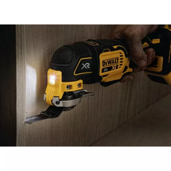 DEWALT 20-Volt MAX XR Cordless Brushless 3-Speed Oscillating Multi-Tool with (1) 20-Volt 1.5Ah Battery & Charger