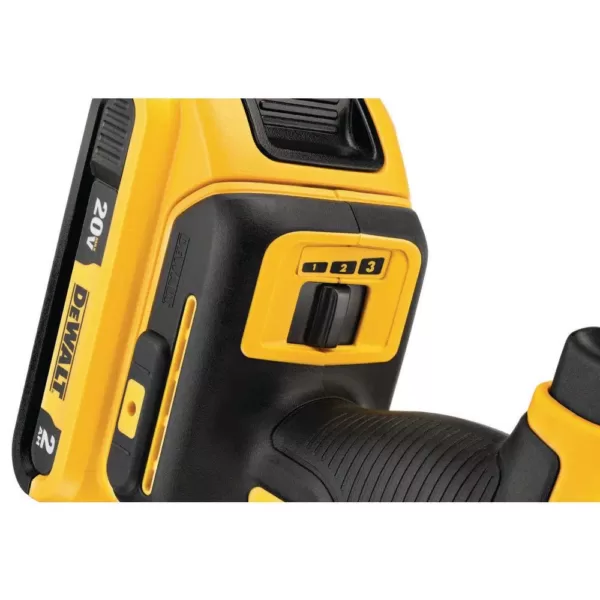 DEWALT 20-Volt MAX XR Cordless Brushless 3-Speed Oscillating Multi-Tool with (1) 20-Volt 2.0Ah Battery & 4-1/2 in. Grinder